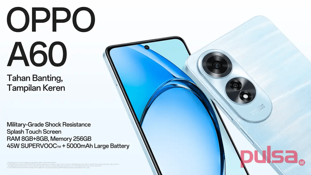 Resmi! OPPO A60 Hadir di Indonesia dengan Ketahanan yang&nbsp;Ditingkatkan