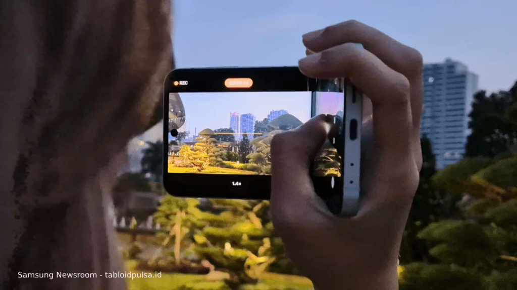 Camcorder Grip Galaxy Z Flip6 Bikin Nge-VLOG Lebih&nbsp;Stabil