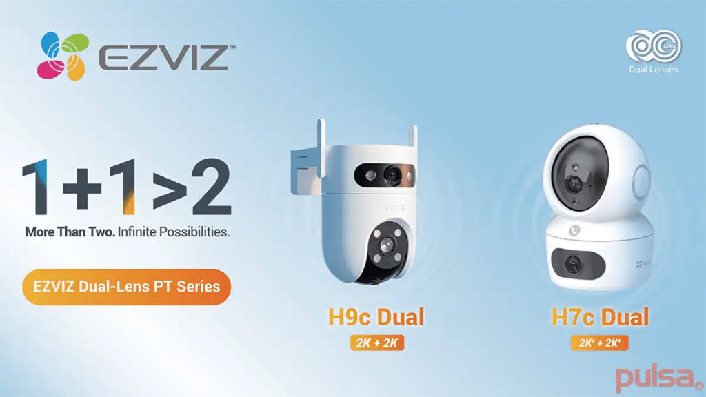 EZVIZ Luncurkan Smart Camera H9c dan H7c, CCTV dengan Lensa Ganda